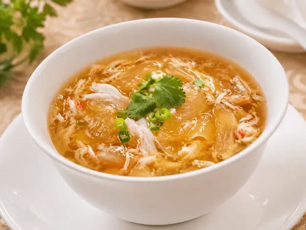 Crabmeat with Fish Maw Soup (S)