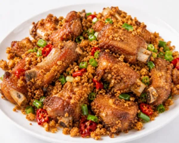 Dry Garlic Spareribs