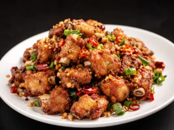 Deep-Fried Spicy Dry Spareribs