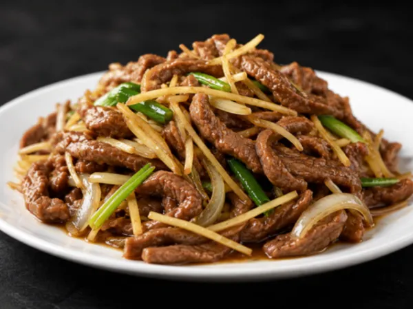Shredded Beef with Ginger Sauce
