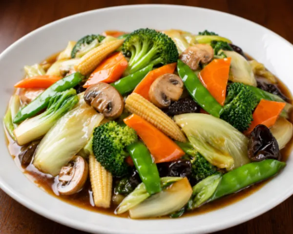 Mixed Vegetables with Oyster Sauce